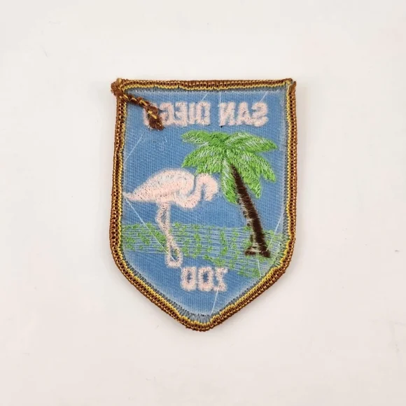 Vintage San Diego Zoo Iron-On Patch - Picture 2 of 3